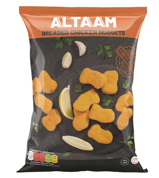 Altaam Frozen Breaded Chicken Nuggets 1000G