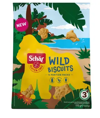 Schar Gluten Free Wild Biscuits 115G