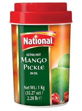 National Extra Hot Mango Pickle In Oil 1Kg