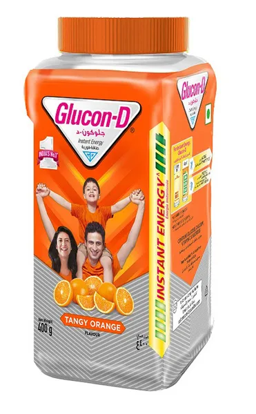 Glucon D Tangy Orange Instant Energy Health Drink 400G