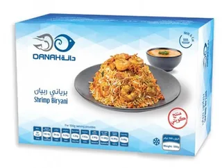 Danah Frozen Shrimp Biryani 500g