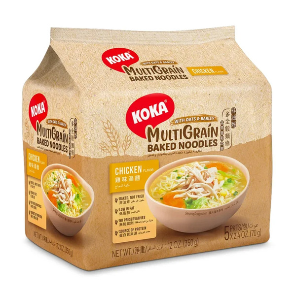Koka Multigrain Chicken Flavor Baked Noodles 70G