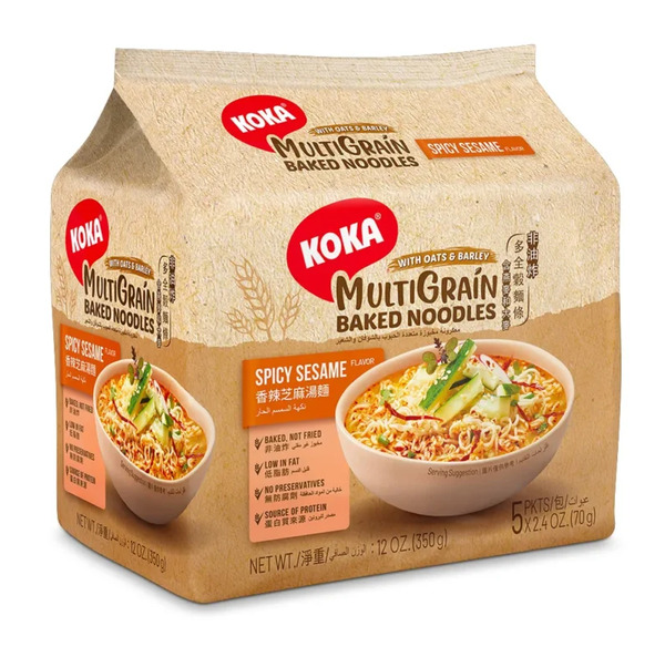 Koka Multigrain Spicy Sesame Baked Noodles 70G