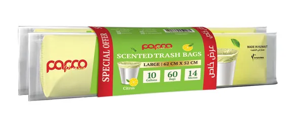 Papco Premium Scented Trash Bags Citrus