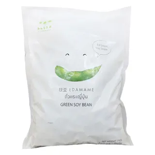 Minnamame Frozen Salted Edamame Green Soybeans  1Kg