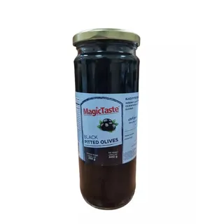 Magic Taste Black Pitted Olives 440G
