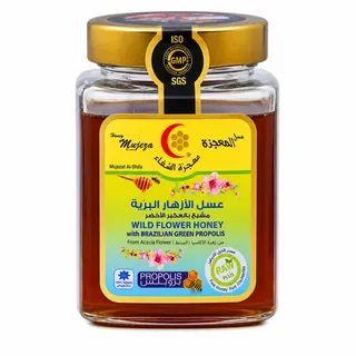 Mujeza Wild Flower Honey With Brazilian Green Propolis 500G