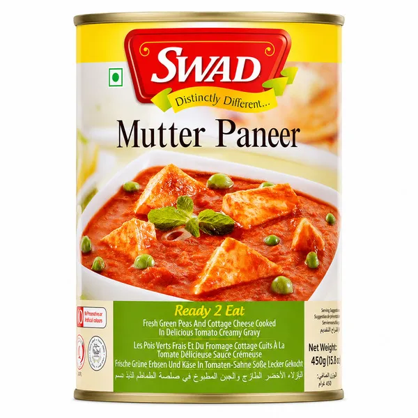 Swad Mutter Paneer Ready To Eat 450G