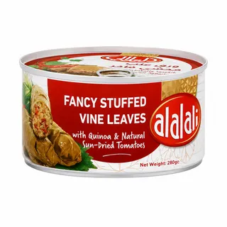 Al Alali Stuffed Vine Leaves With Quinoa & Sun-Dried Tomatoes 280G