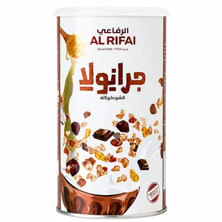 محمصة الرفاعي جرانولا بالشوكولاته 300 جم?