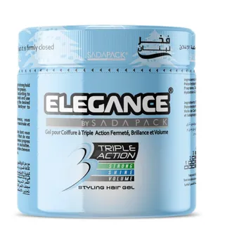 Elegance Triple Action Blue Hair Gel 250Ml