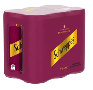 Schweppes Pomegranate Sparkling Drink 6x250ml