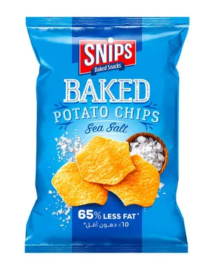 Snips Sea Salt Baked Potato Chips 150G