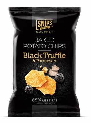 Snips Black Truffle & Parmesan Baked Potato Chips 100G