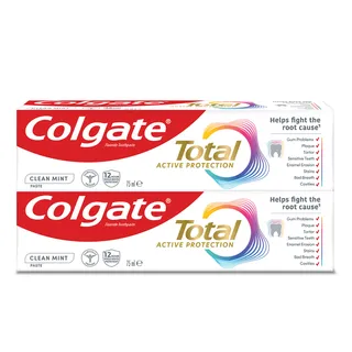 Colgate Total Clean Mint Toothpaste 2X75Ml