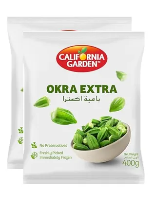 California Garden Frozen Okra Fine 2X400G