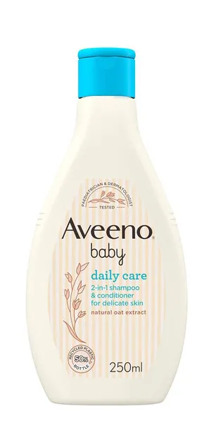 Aveeno Baby 2-In-1 Shampoo & Conditioner Delicate Skin 250ML