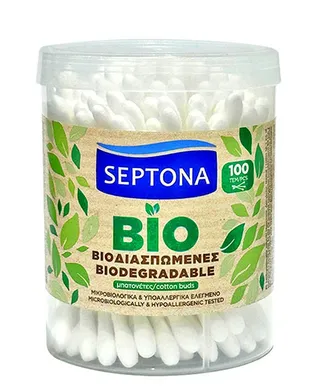 Septona Biodegradable Cotton Buds 100 Pcs