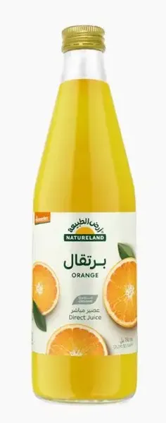 أرض الطبيعة عصير برتقال 750 مل