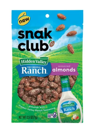 SnaklClub Almonds With Ranch Seasoning 71G