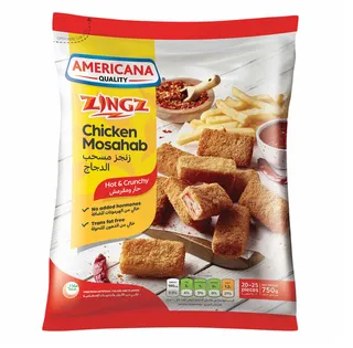 Americana Zingz Hot & Crunchy Style Mosahab Chicken 750G