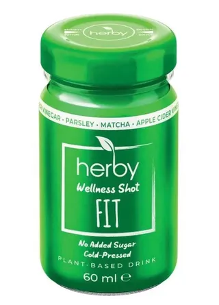 Herby Wellness Shot Fit No Added Sugar Plant Based Drink 60Ml