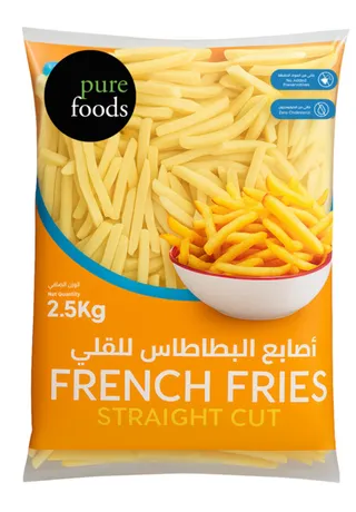 بيورفودز بطاطس مقلية مجمدة 2.5 كجم