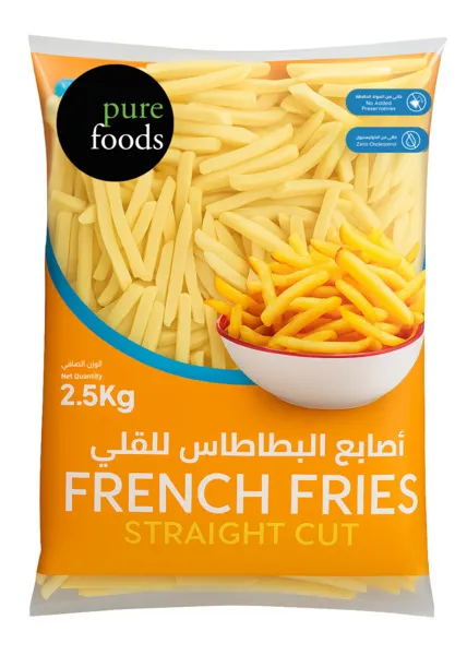 بيورفودز بطاطس مقلية مجمدة 2.5 كجم