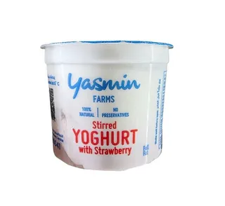 Yasmin Farms Strawberry Flavor Stirred Yogurt 150G