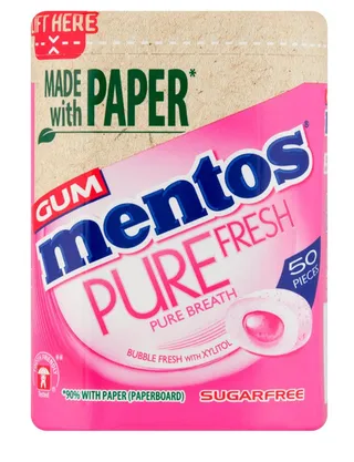 Mentos Pure Fresh Bubble Gum 100G