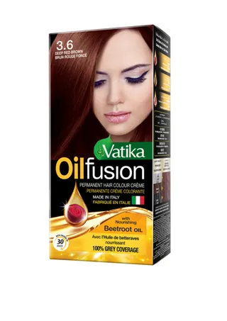 Vatika 3.6 Deep Red Brown Hair Color Crème