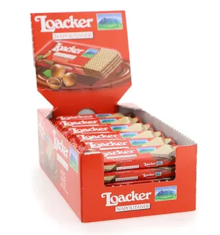 Loacker Classic Hazelnut Wafer Bar 30X17.2G