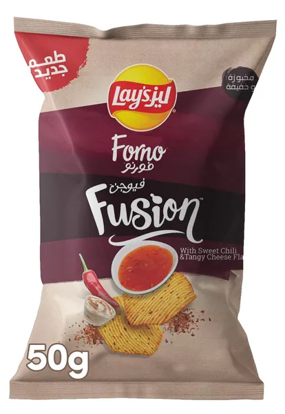 Lay's Forno Fusion Sweet Chili & Tangy Cheese Chips 50G