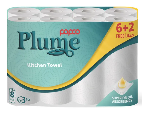 Papco Plume 3 Ply Kitchen Towels