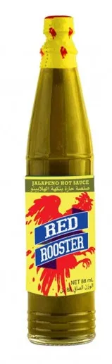 Red Rooster Jalapeno Hot Sauce Bottle 88Ml