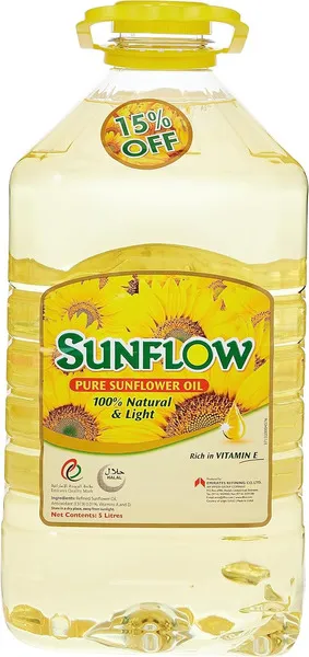 Sunflow Pure Sunflower Oil Bottle 5L
