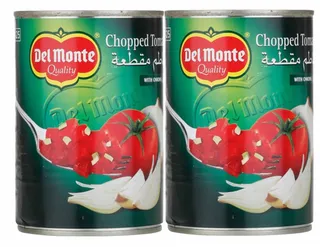 Del Monte Chopped Tomatoes With Onion 2X400G