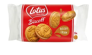 Lotus Biscoff Sandwich Biscuits With Cream 50G