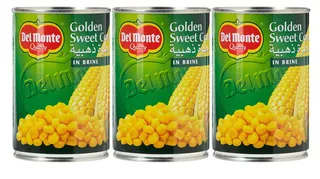 Del Monte Golden Sweet Corn In Brine 3X410G