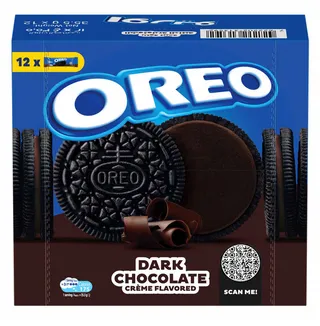 Oreo Dark Chocolate Cream Biscuits 12X35.5G