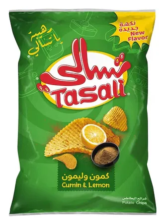 Tasali Cumin & Lemon Potato Chips 12G