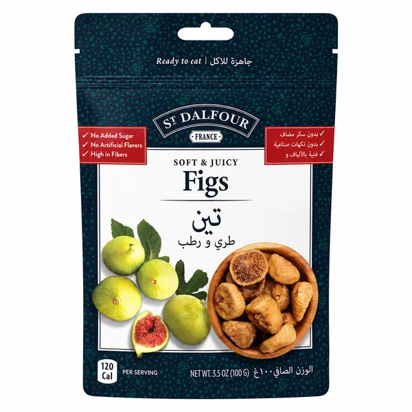 St. Dalfour Semi-Dried Soft & Juicy Figs 100G