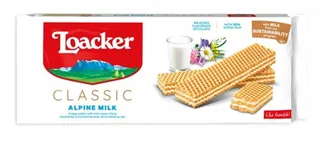 Loacker Classic Alpine Milk Crispy Wafers 30G