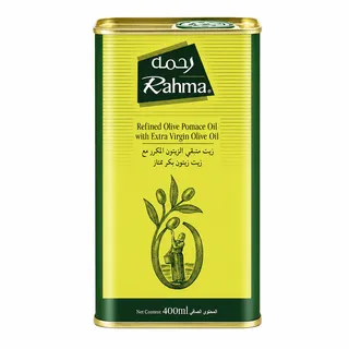 رحمة زيت زيتون مكرر مع زيت زيتون بكر ممتاز 400 مل