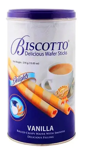 Biscotto Vanilla Wafer Sticks 125G