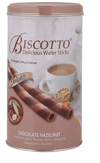 Biscotto Chocolate Hazelnut Wafer Sticks 125G