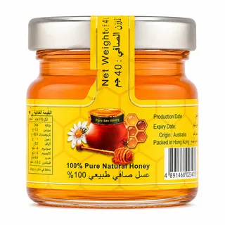جولدن جلوري عسل طبيعي 40 جم