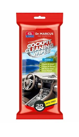 Dr. Marcus Cockpit Assorted Cleaning Wipes 20Pcs