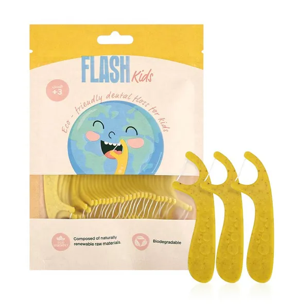 Flash Kids Dental Flossers 30Pcs