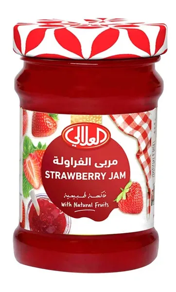 العلالي مربى فراولة بالفواكه الطبيعية 230 جم